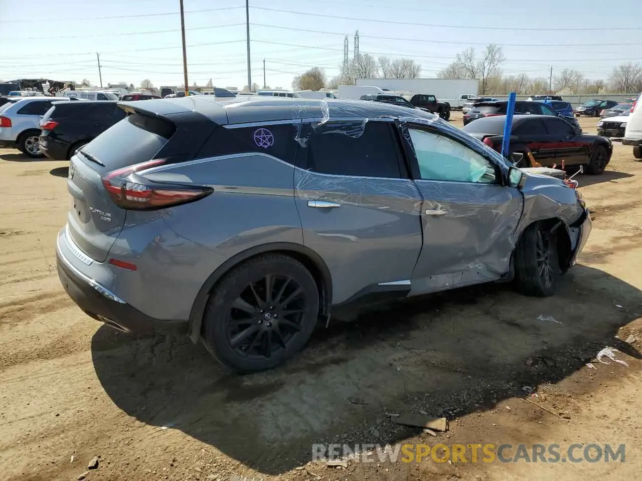 3 fotografías del automóvil dañado 5N1AZ2DS3PC129694 NISSAN MURANO 2023