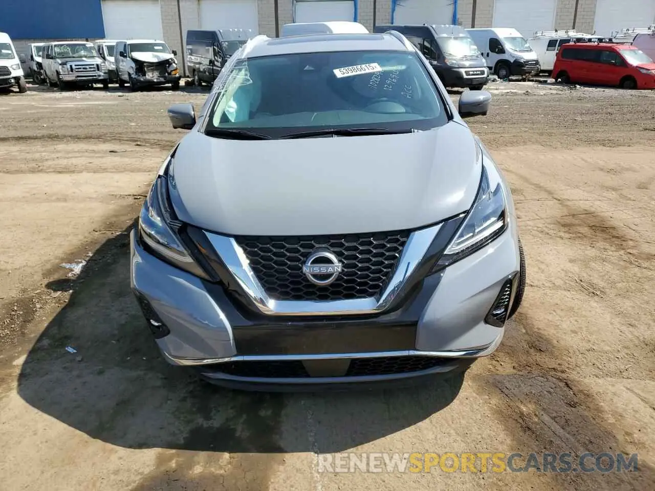 5 fotografías del automóvil dañado 5N1AZ2DS3PC129694 NISSAN MURANO 2023