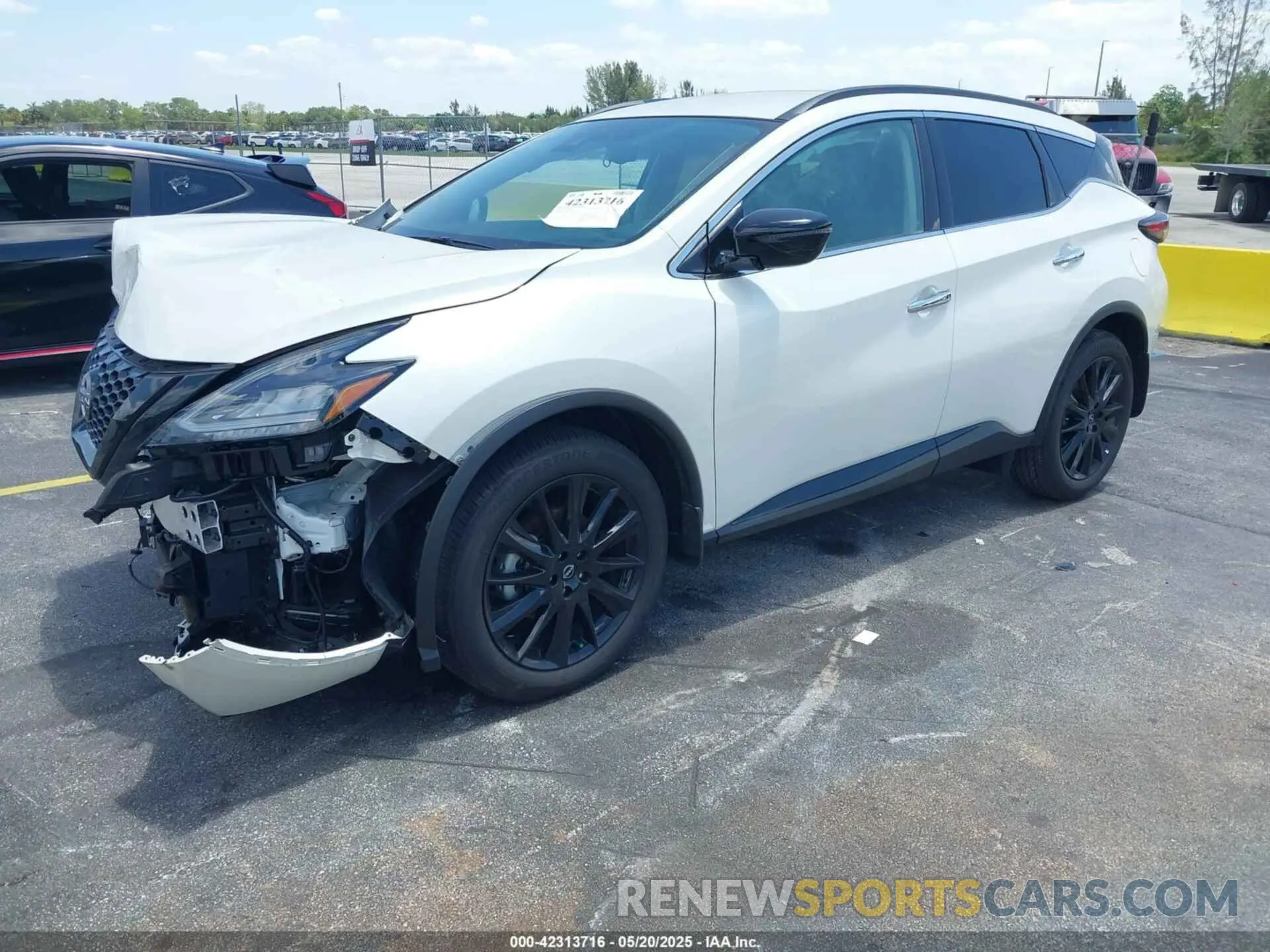 2 fotografías del automóvil dañado 5N1AZ2BS5RC111297 NISSAN MURANO 2024