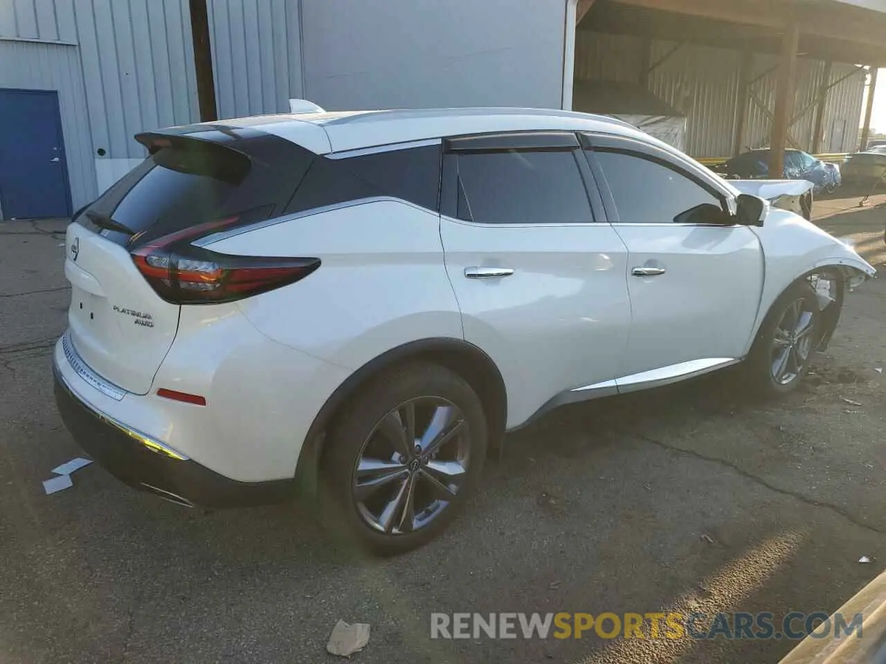 3 fotografías del automóvil dañado 5N1AZ2DS2RC114297 NISSAN MURANO 2024