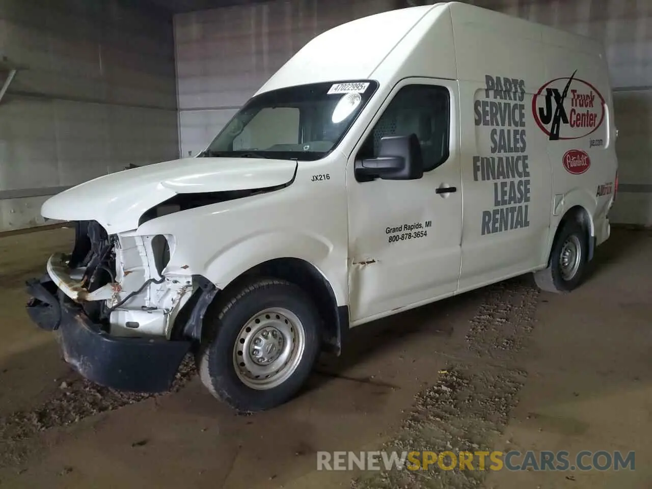 1 fotografías del automóvil dañado 1N6BF0LY4KN808217 NISSAN NV 2019