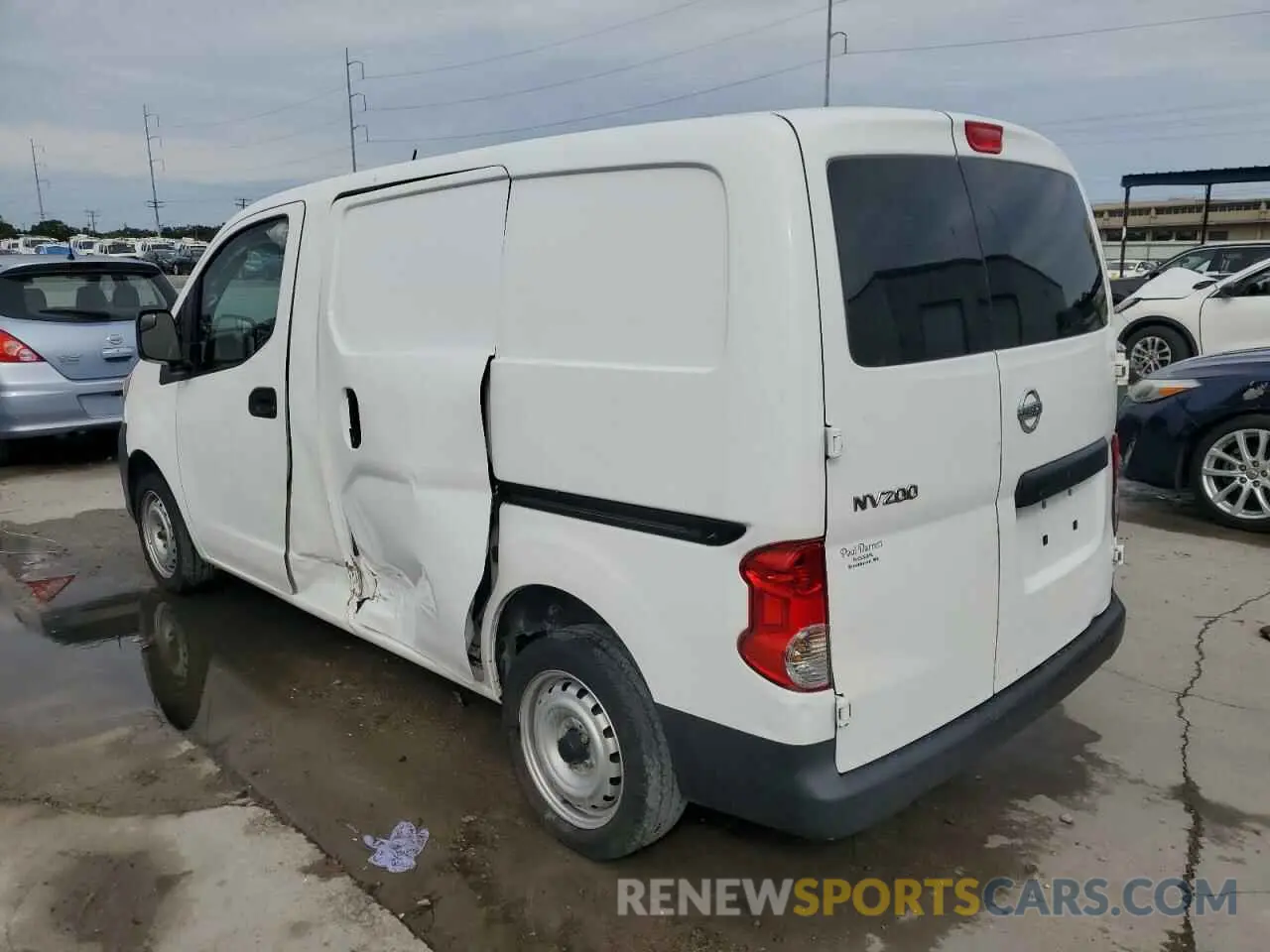 2 fotografías del automóvil dañado 3N6CM0KN1KK694992 NISSAN NV 2019
