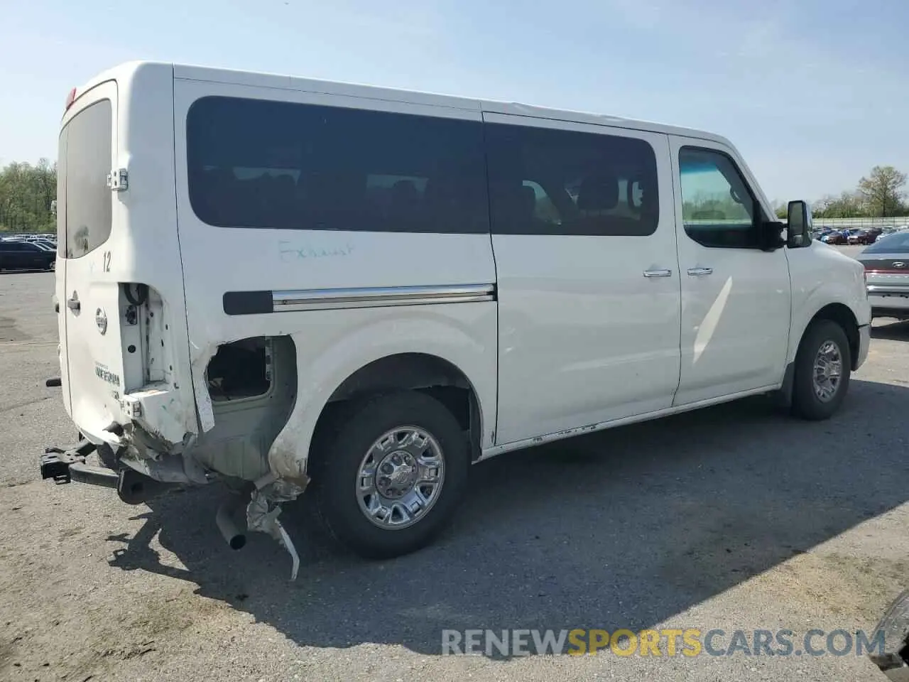 3 fotografías del automóvil dañado 5BZAF0AA0KN851263 NISSAN NV 2019