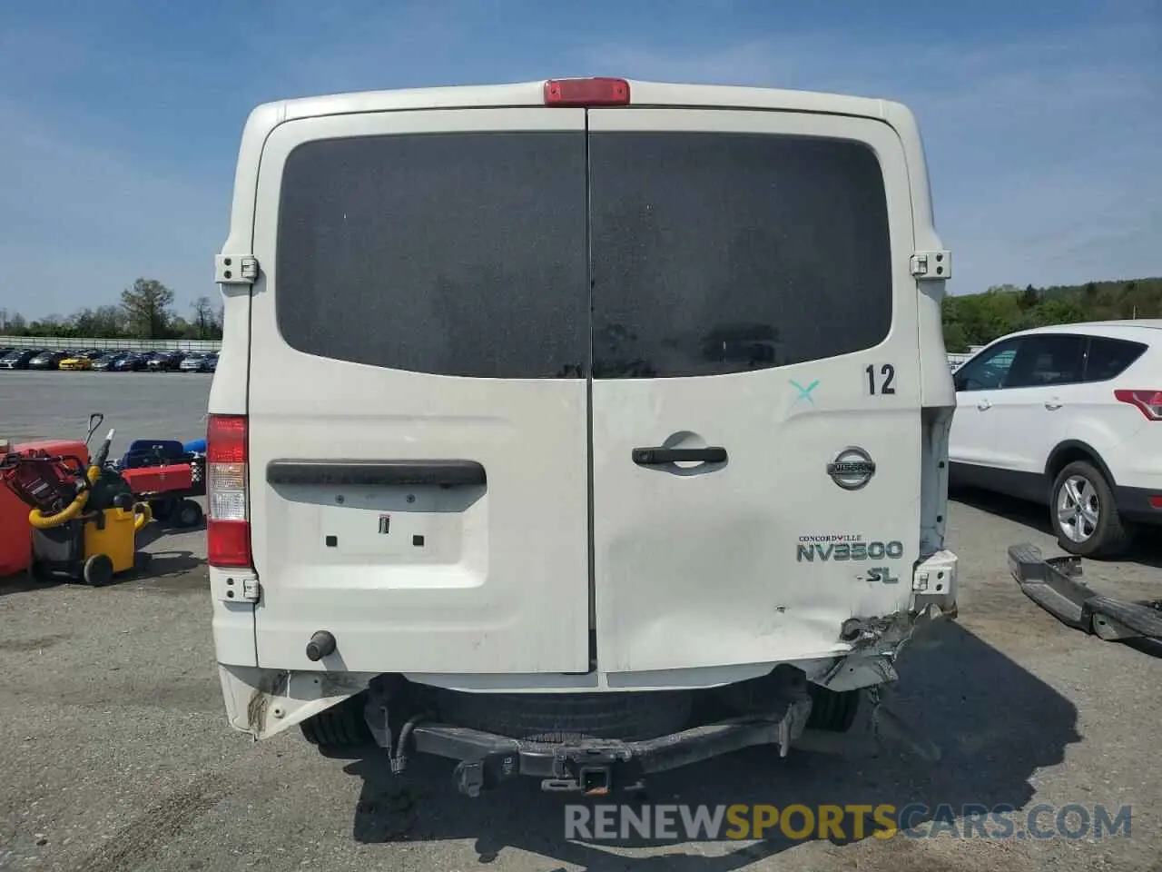 6 fotografías del automóvil dañado 5BZAF0AA0KN851263 NISSAN NV 2019