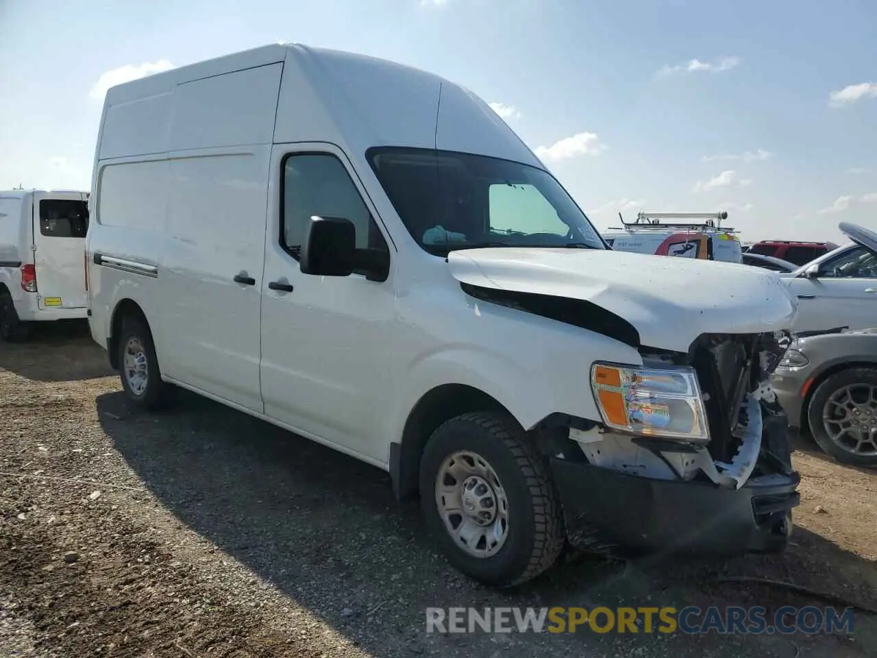 4 fotografías del automóvil dañado 1N6BF0LY2LN811733 NISSAN NV 2020