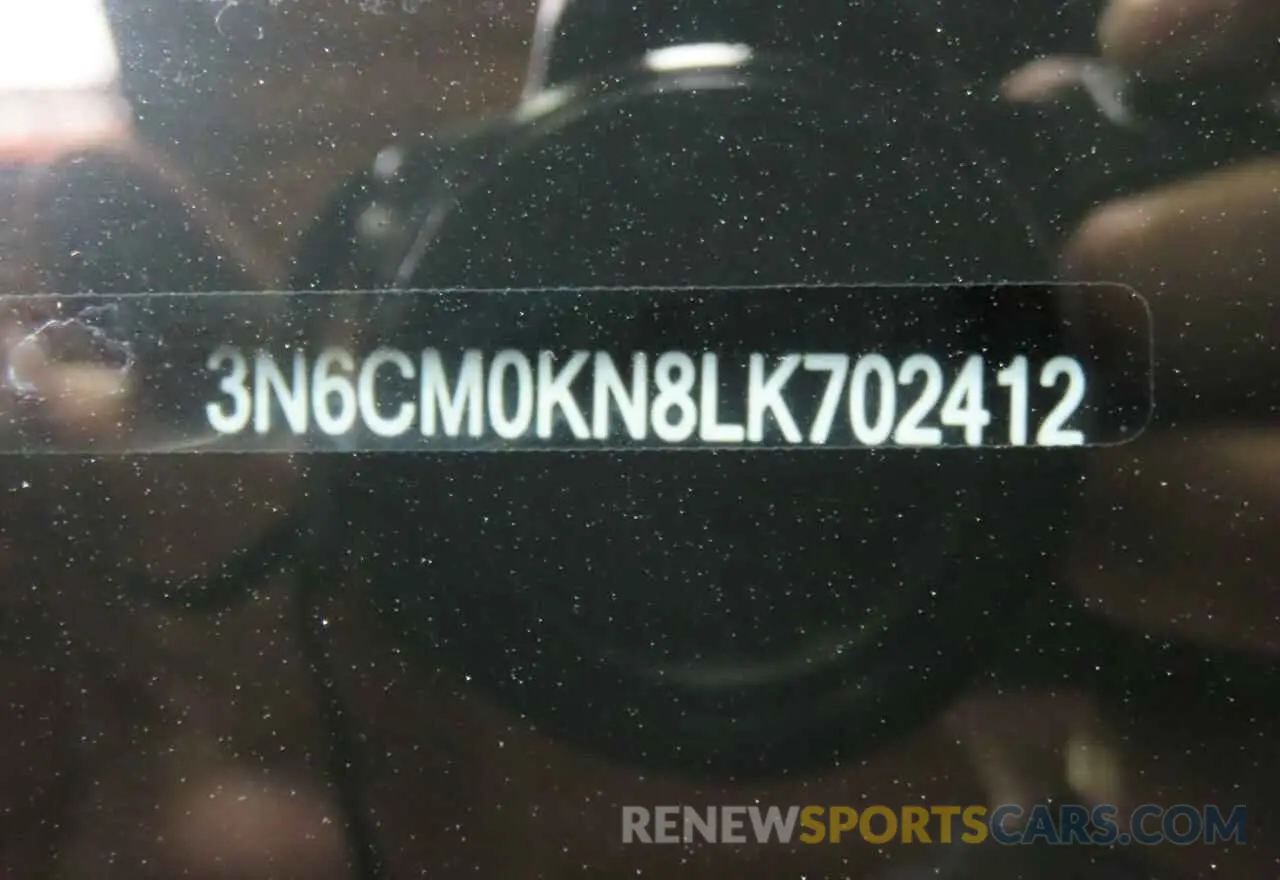 10 fotografías del automóvil dañado 3N6CM0KN8LK702412 NISSAN NV 2020