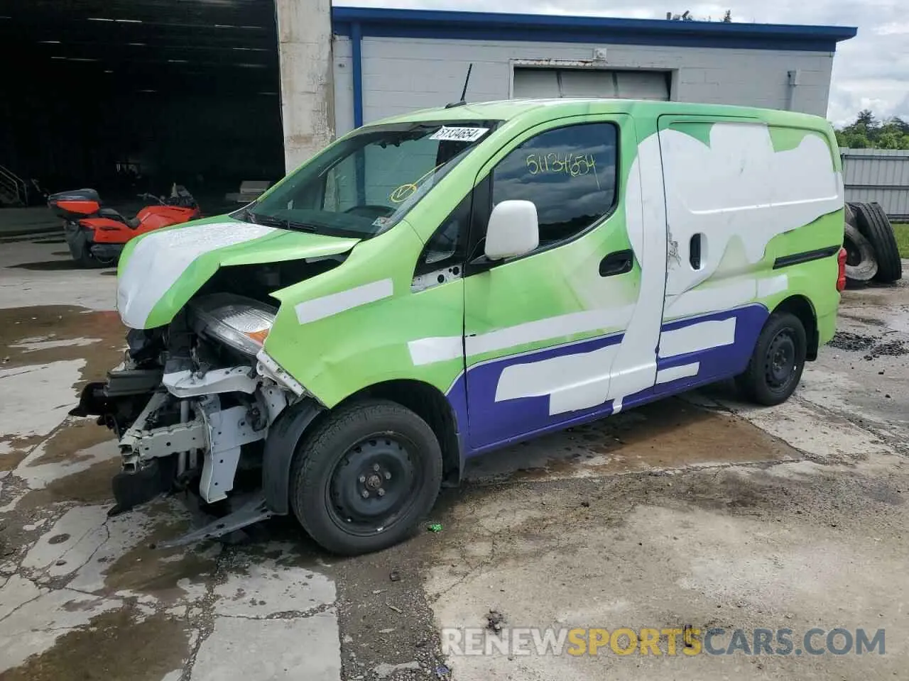 1 fotografías del automóvil dañado 3N6CM0KN9LK709188 NISSAN NV 2020