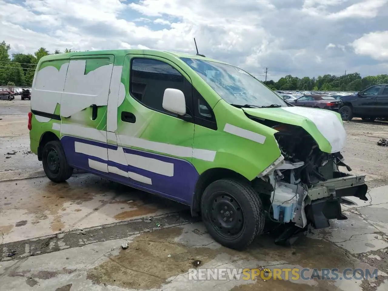4 fotografías del automóvil dañado 3N6CM0KN9LK709188 NISSAN NV 2020