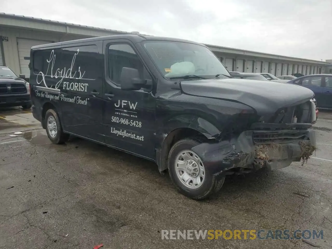 4 fotografías del automóvil dañado 1N6BF0KY1MN805263 NISSAN NV 2021
