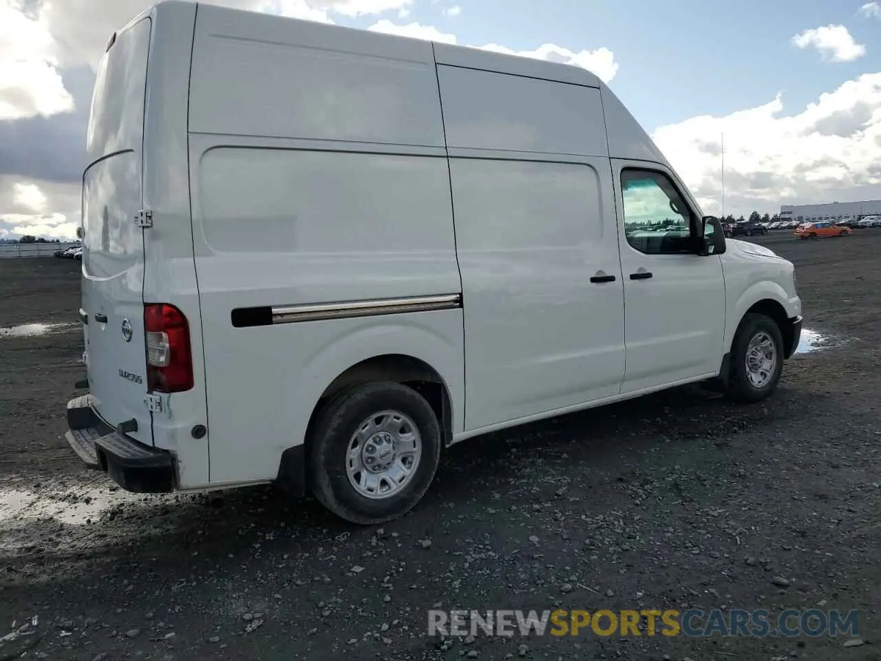 3 fotografías del automóvil dañado 1N6BF0LY2MN810244 NISSAN NV 2021
