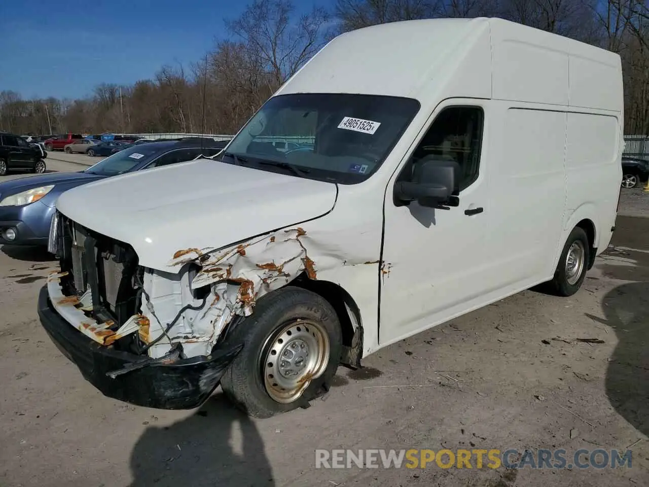 1 fotografías del automóvil dañado 1N6BF0LY8MN800799 NISSAN NV 2021