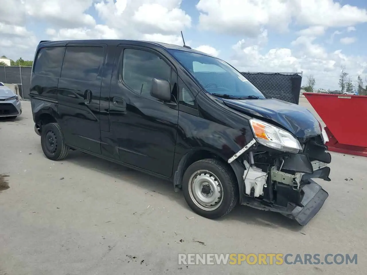 4 fotografías del automóvil dañado 3N6CM0KN9MK695939 NISSAN NV 2021