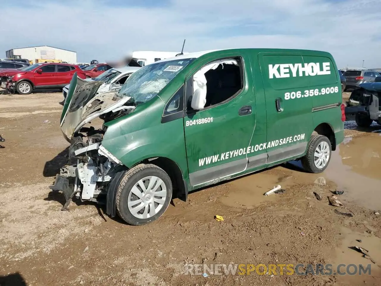 1 fotografías del automóvil dañado 3N6CM0KNXMK696890 NISSAN NV 2021