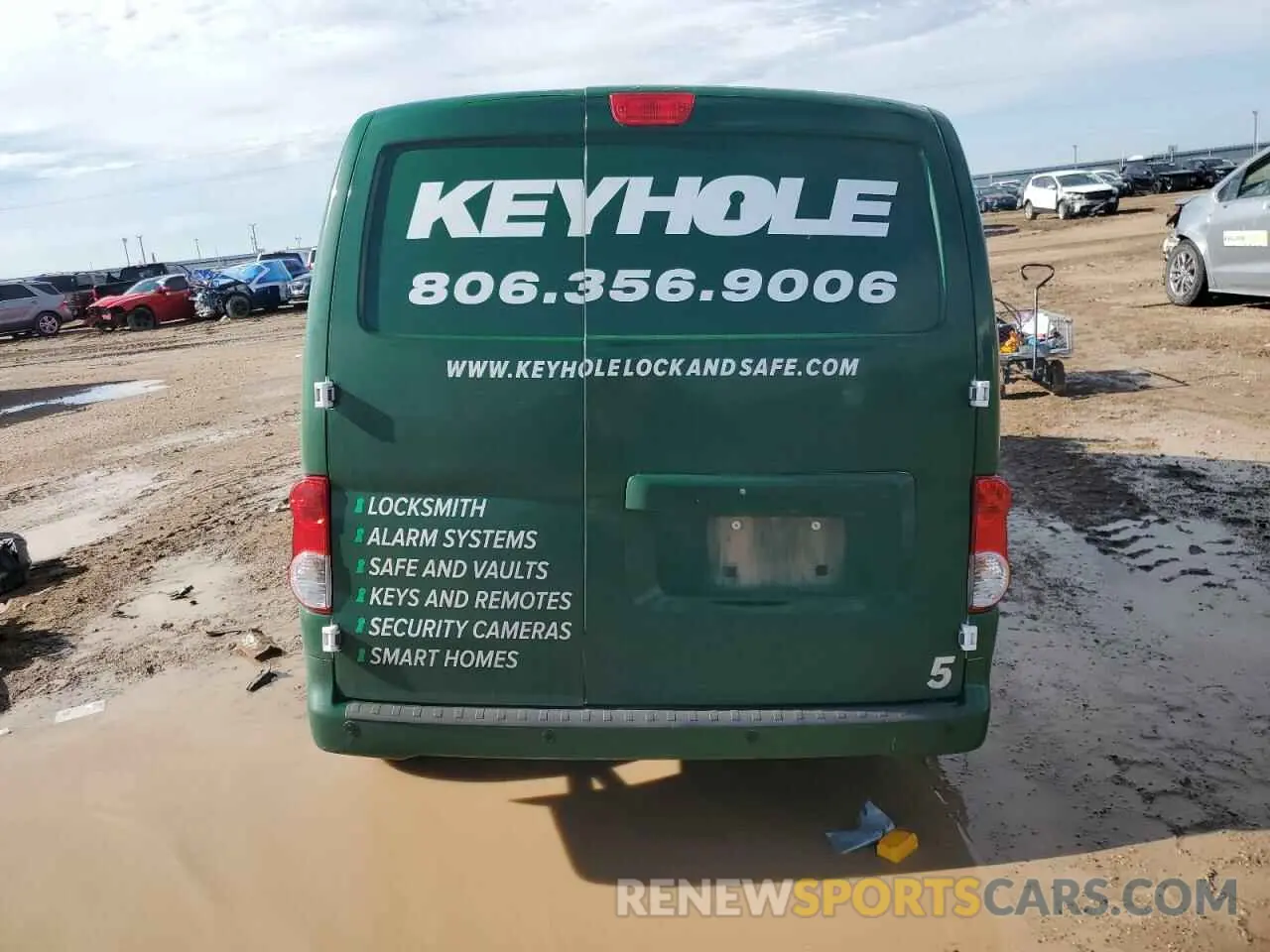 6 fotografías del automóvil dañado 3N6CM0KNXMK696890 NISSAN NV 2021
