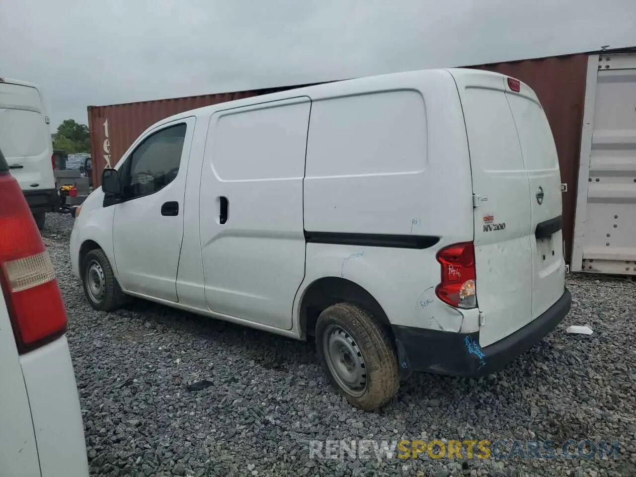 2 fotografías del automóvil dañado 3N6CM0KNXMK702459 NISSAN NV 2021