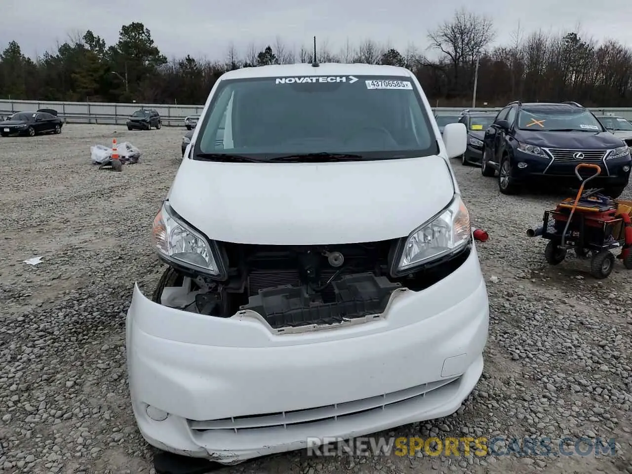 5 fotografías del automóvil dañado 3N6CM0KNXMK705491 NISSAN NV 2021