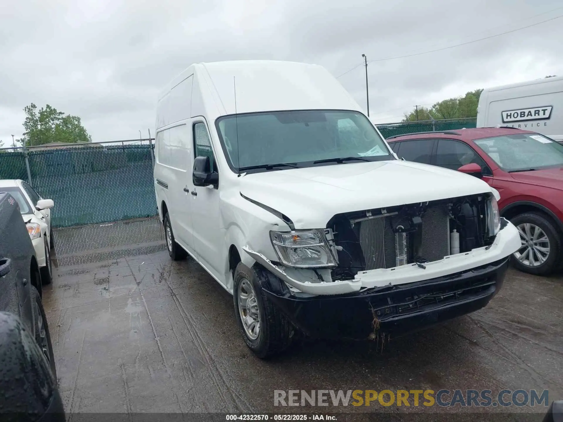 1 fotografías del automóvil dañado 1N6BF0LY6KN810650 NISSAN NV CARGO NV2500 HD 2019