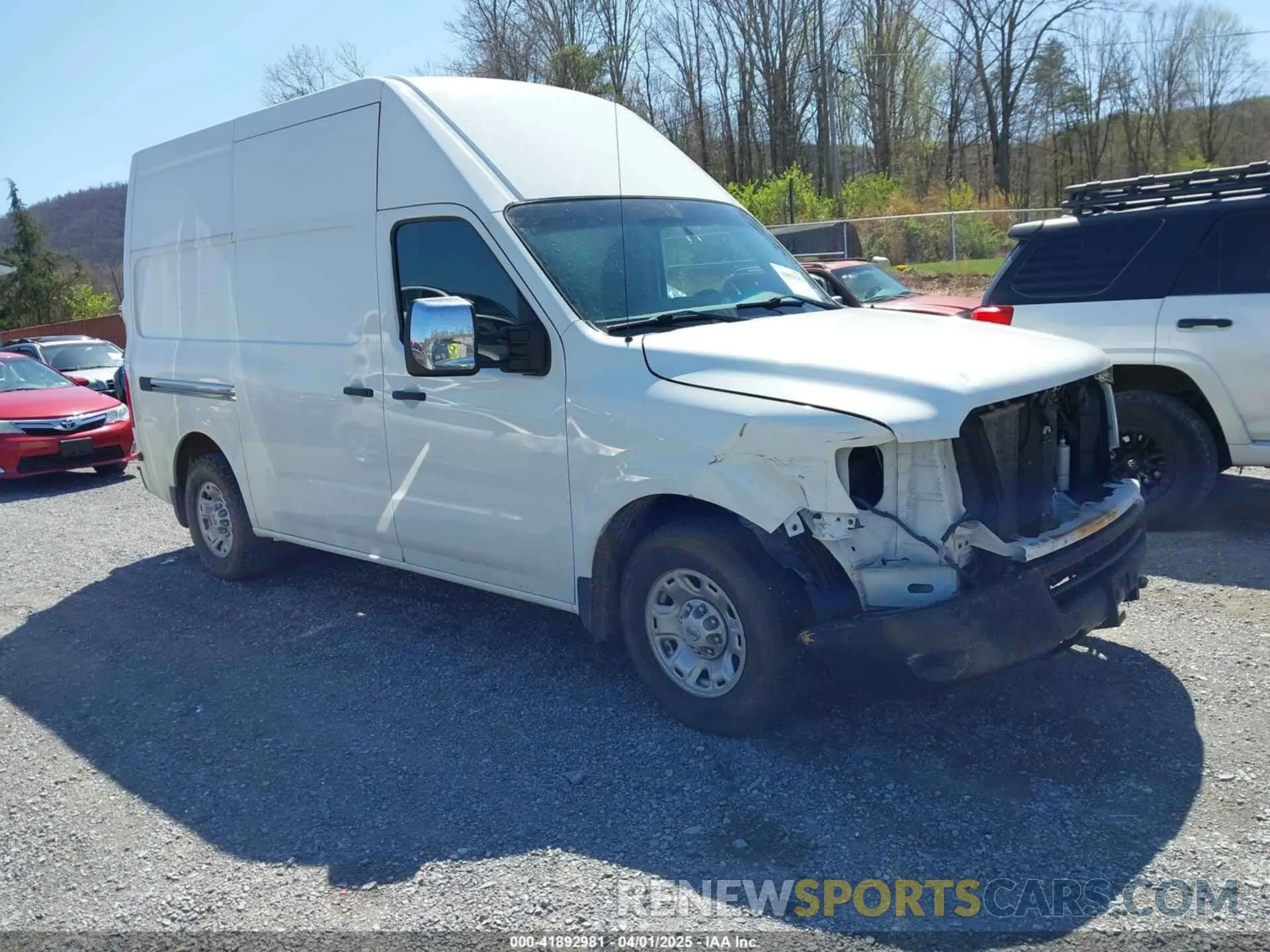 1 fotografías del automóvil dañado 1N6AF0LY5LN809499 NISSAN NV CARGO NV2500 HD 2020