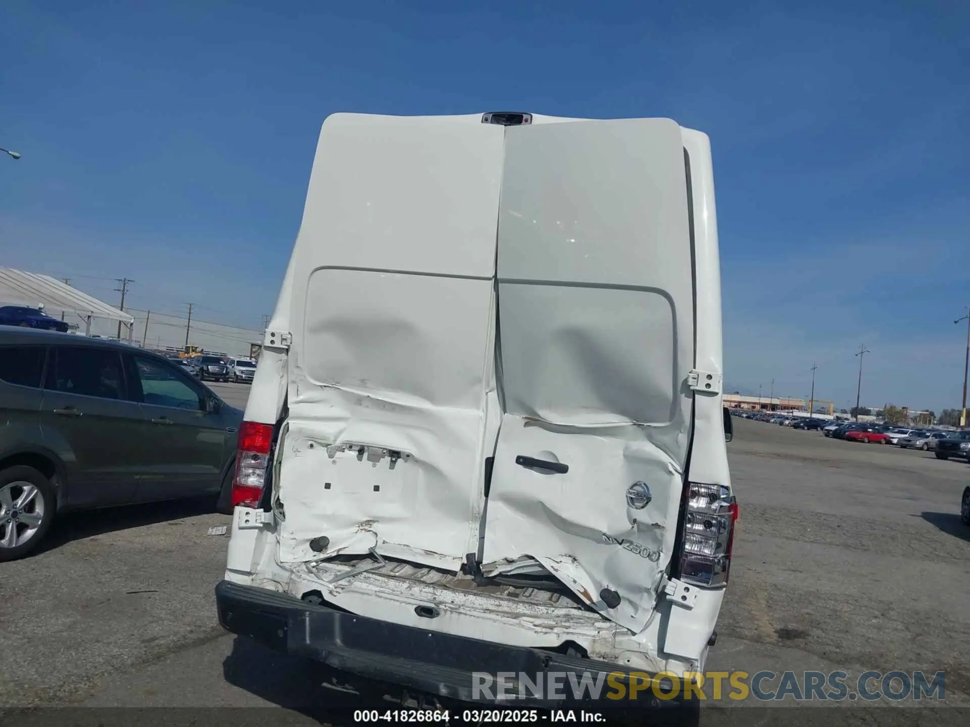 6 fotografías del automóvil dañado 1N6BF0LY3LN811787 NISSAN NV CARGO NV2500 HD 2020