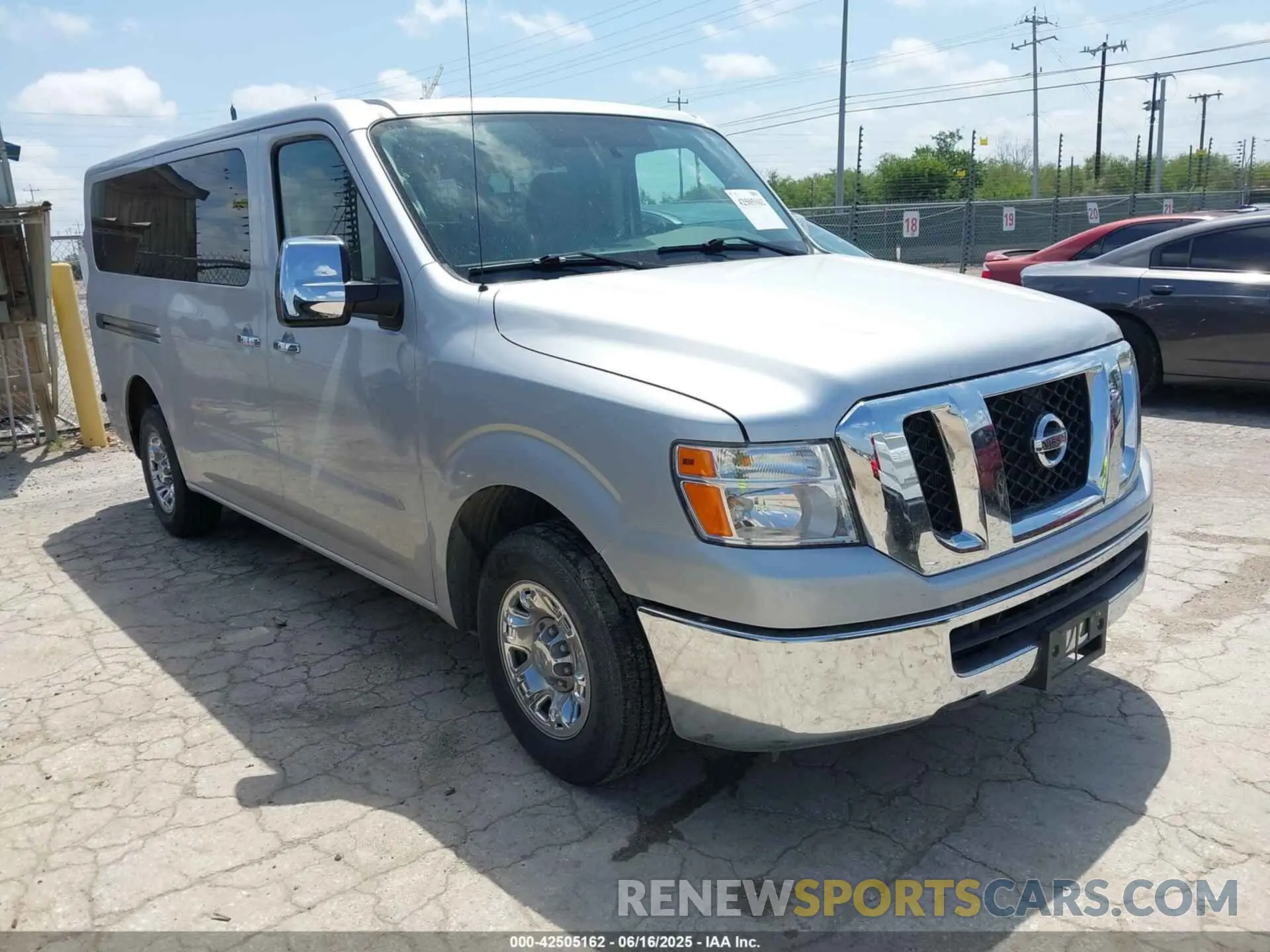 1 fotografías del automóvil dañado 5BZBF0AA8LN850612 NISSAN NV PASSENGER NV3500 HD 2020