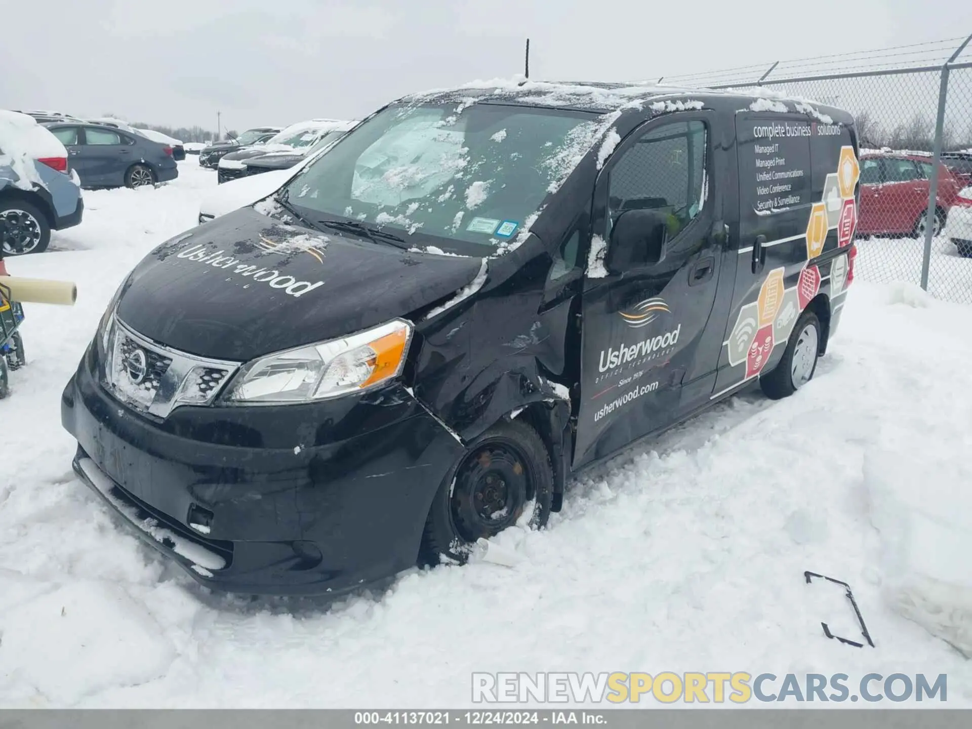 2 fotografías del automóvil dañado 3N6CM0KN2KK690577 NISSAN NV200 2019