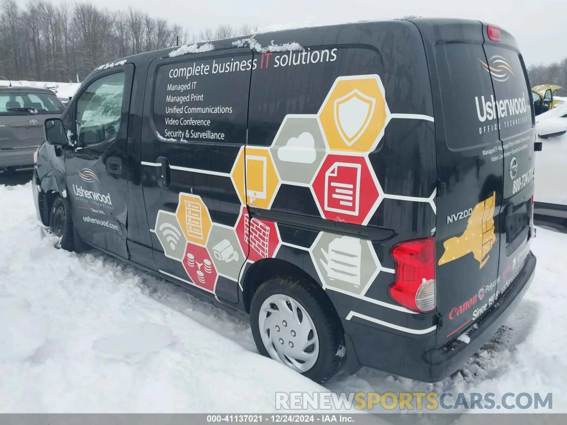3 fotografías del automóvil dañado 3N6CM0KN2KK690577 NISSAN NV200 2019