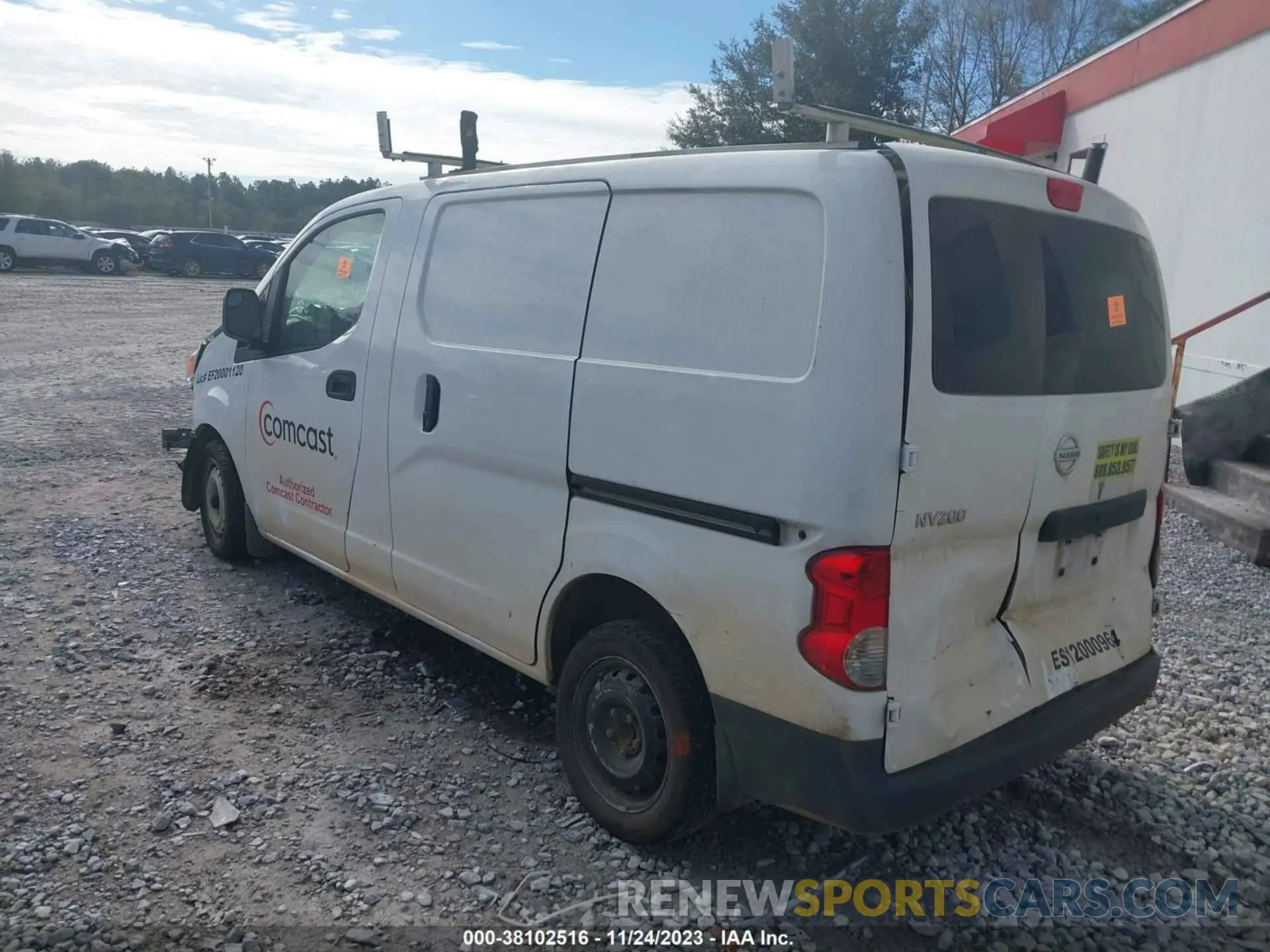 3 fotografías del automóvil dañado 3N6CM0KN5KK697961 NISSAN NV200 2019