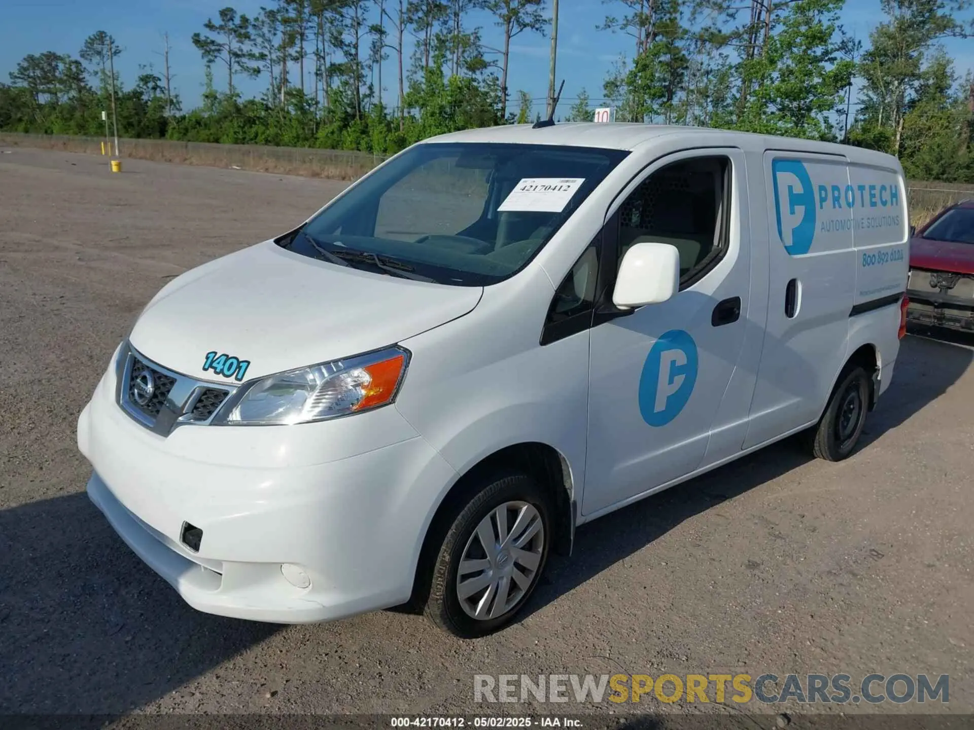 2 fotografías del automóvil dañado 3N6CM0KN6KK708563 NISSAN NV200 2019