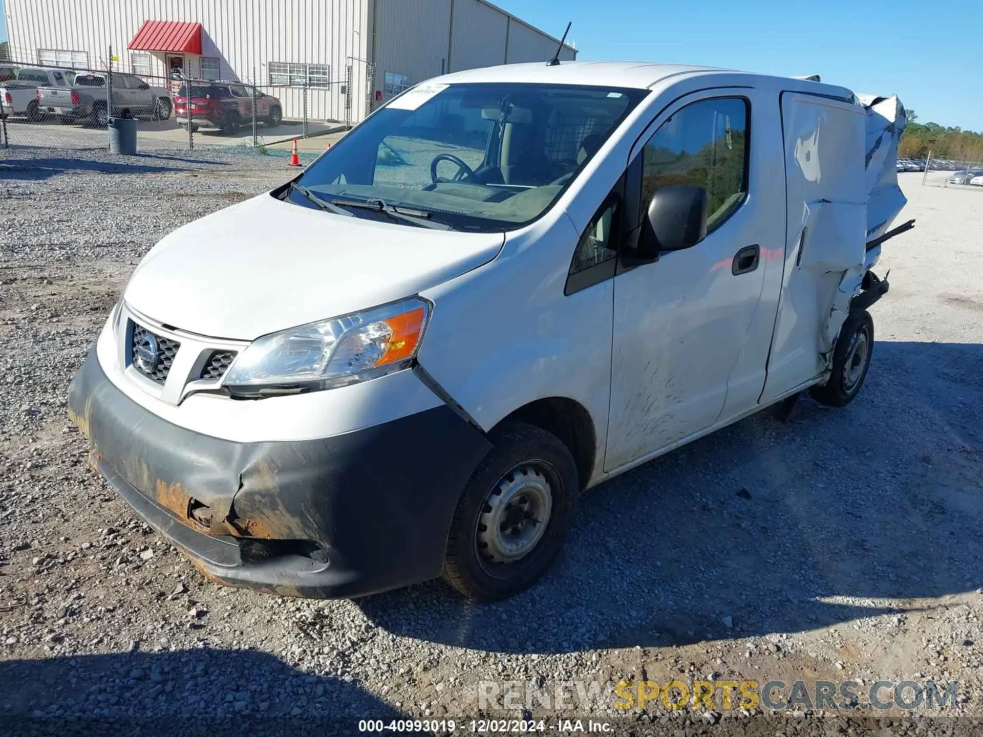 2 fotografías del automóvil dañado 3N6CM0KN9KK697168 NISSAN NV200 2019