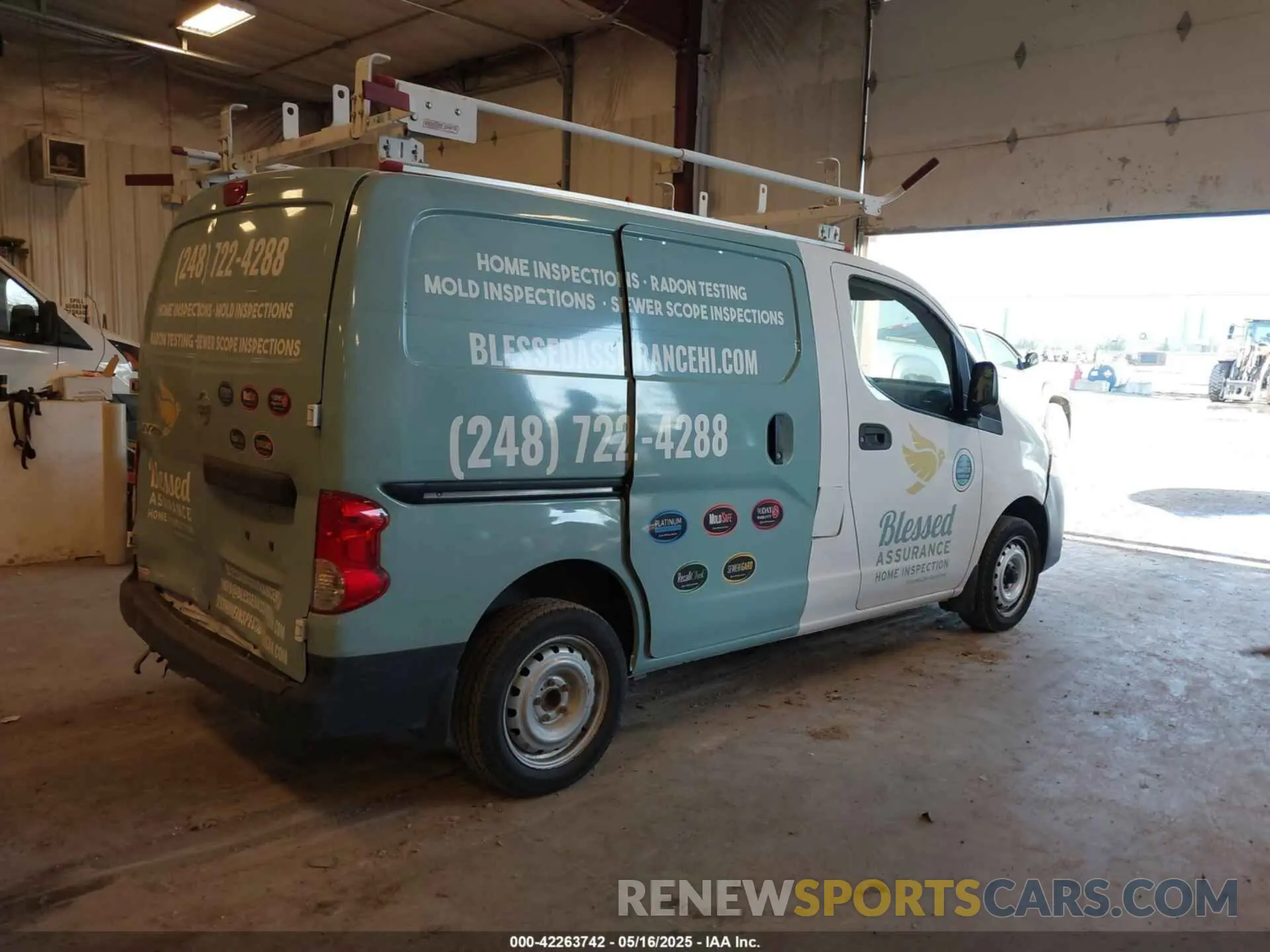 4 fotografías del automóvil dañado 3N6CM0KN9KK699096 NISSAN NV200 2019