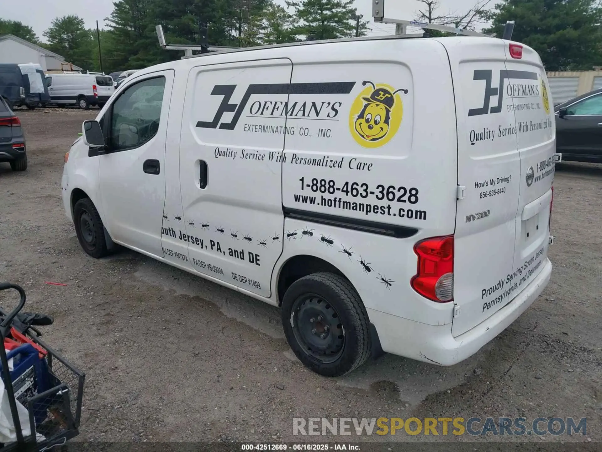 3 fotografías del automóvil dañado 3N6CM0KNXKK698510 NISSAN NV200 2019