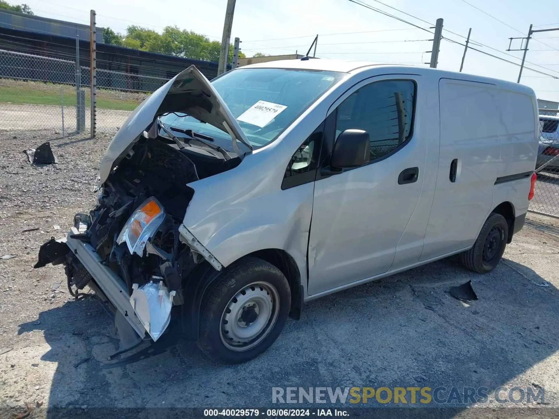 2 fotografías del automóvil dañado 3N6CM0KNXKK699172 NISSAN NV200 2019