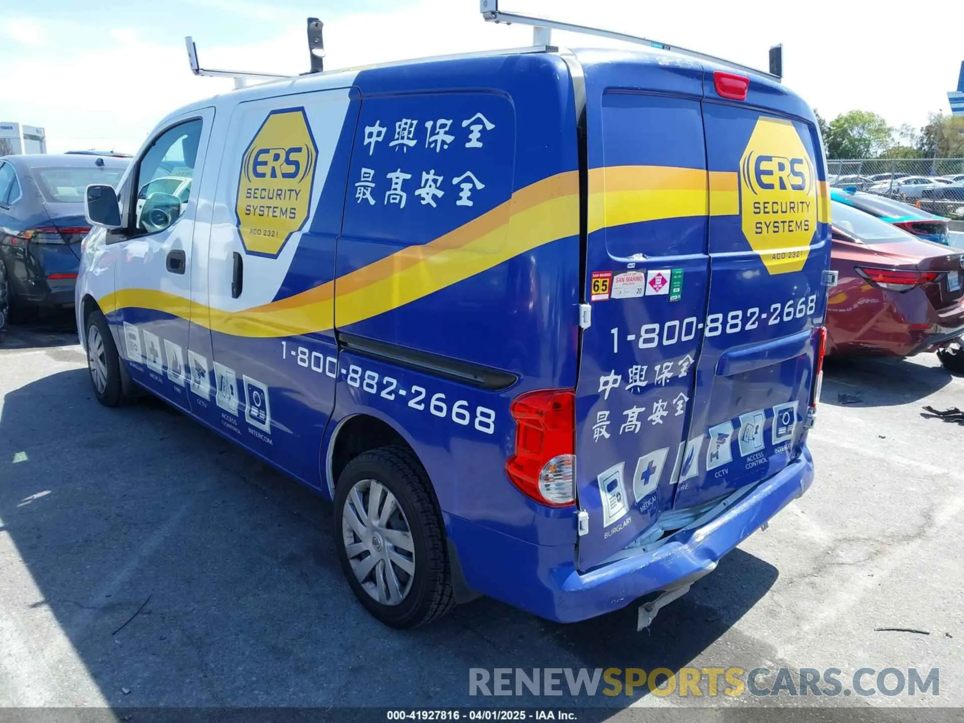 3 fotografías del automóvil dañado 3N6CM0KN3LK698639 NISSAN NV200  CARGO 2020