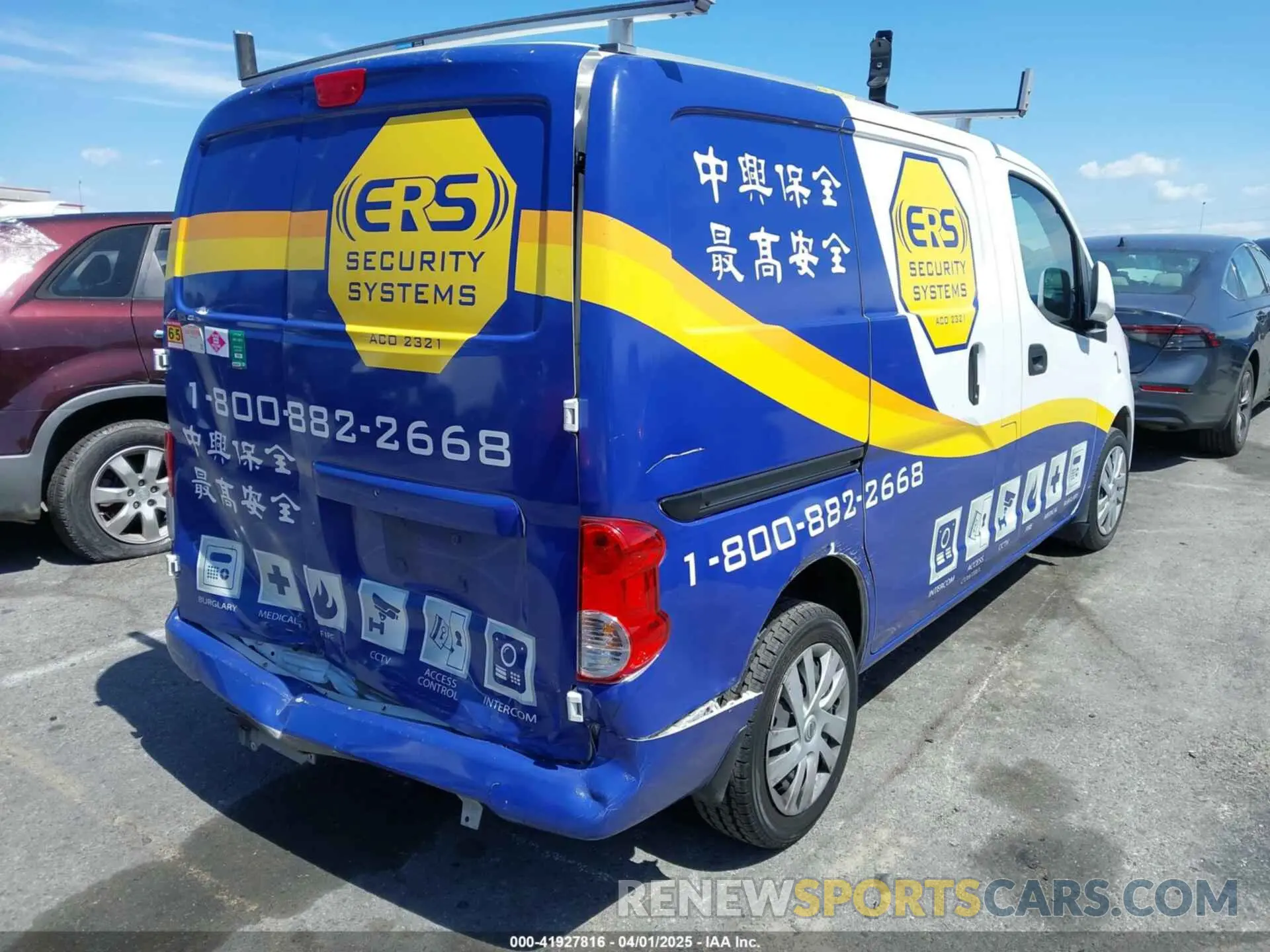 4 fotografías del automóvil dañado 3N6CM0KN3LK698639 NISSAN NV200  CARGO 2020