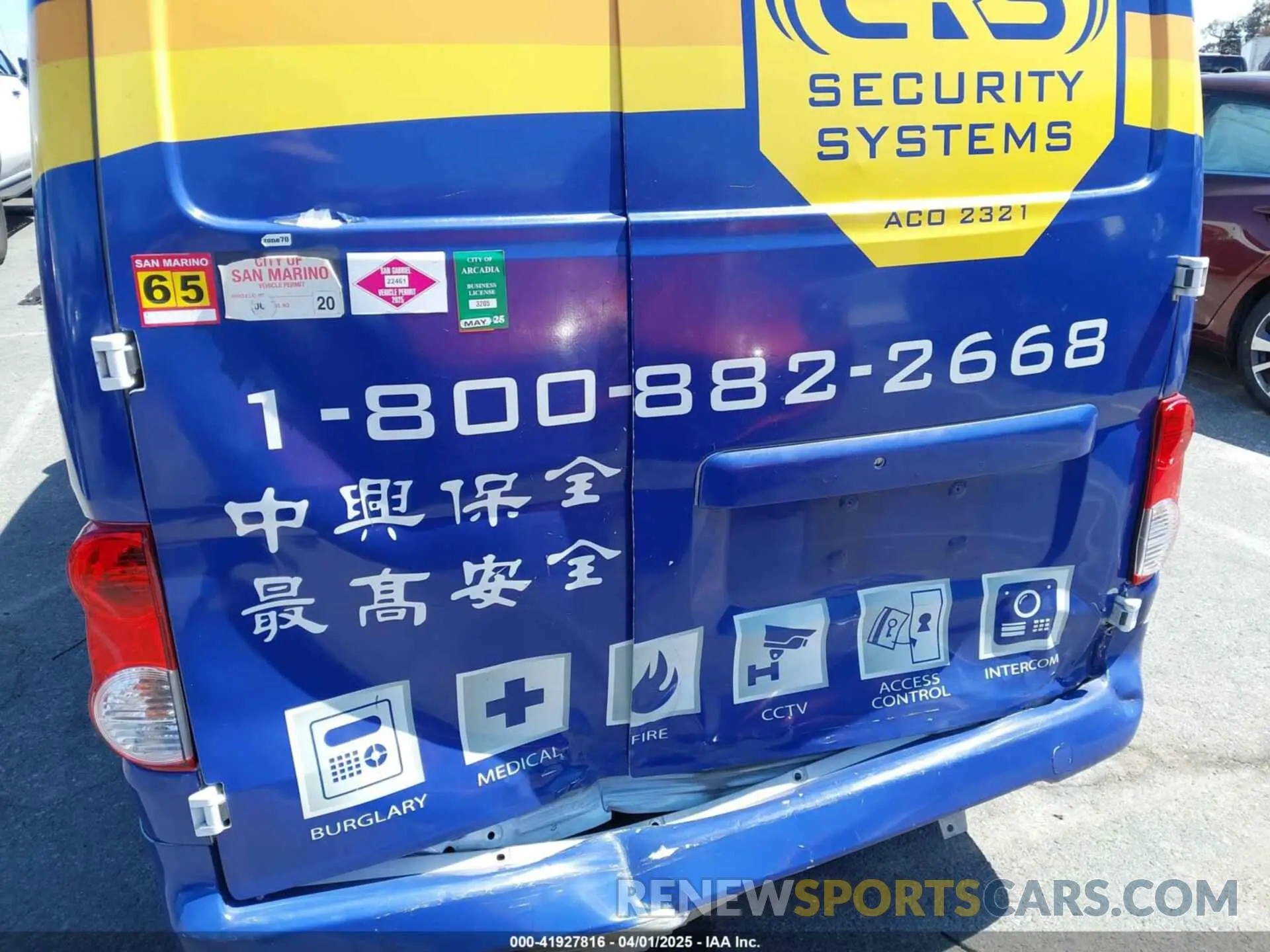 6 fotografías del automóvil dañado 3N6CM0KN3LK698639 NISSAN NV200  CARGO 2020