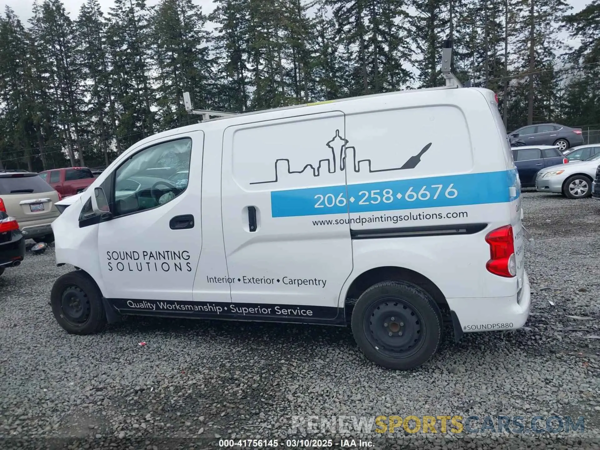 15 fotografías del automóvil dañado 3N6CM0KN5LK692468 NISSAN NV200  CARGO 2020