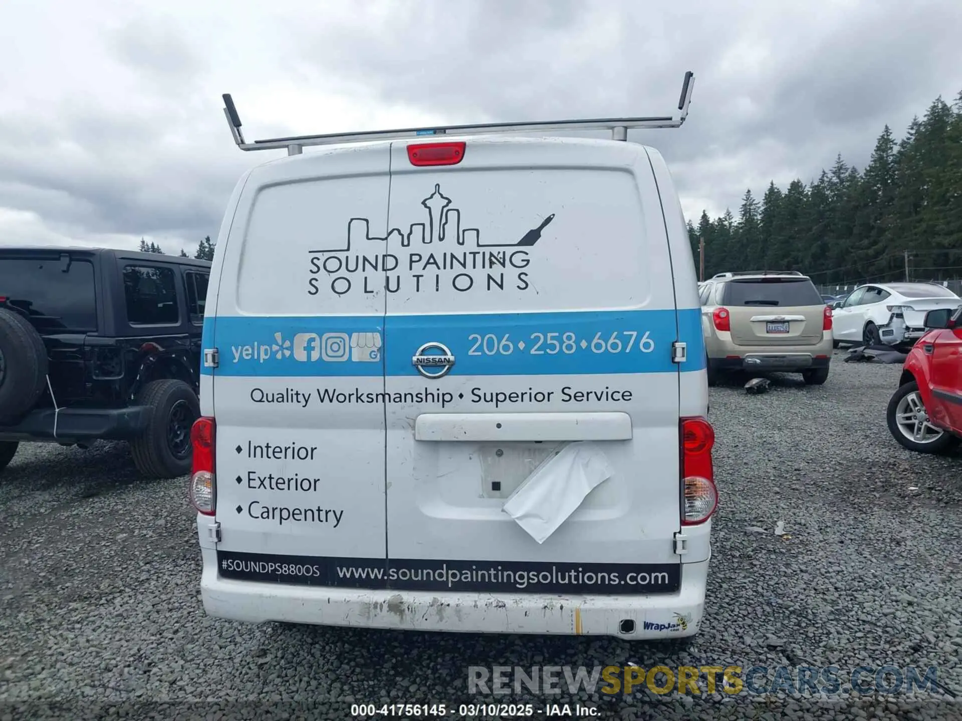 17 fotografías del automóvil dañado 3N6CM0KN5LK692468 NISSAN NV200  CARGO 2020