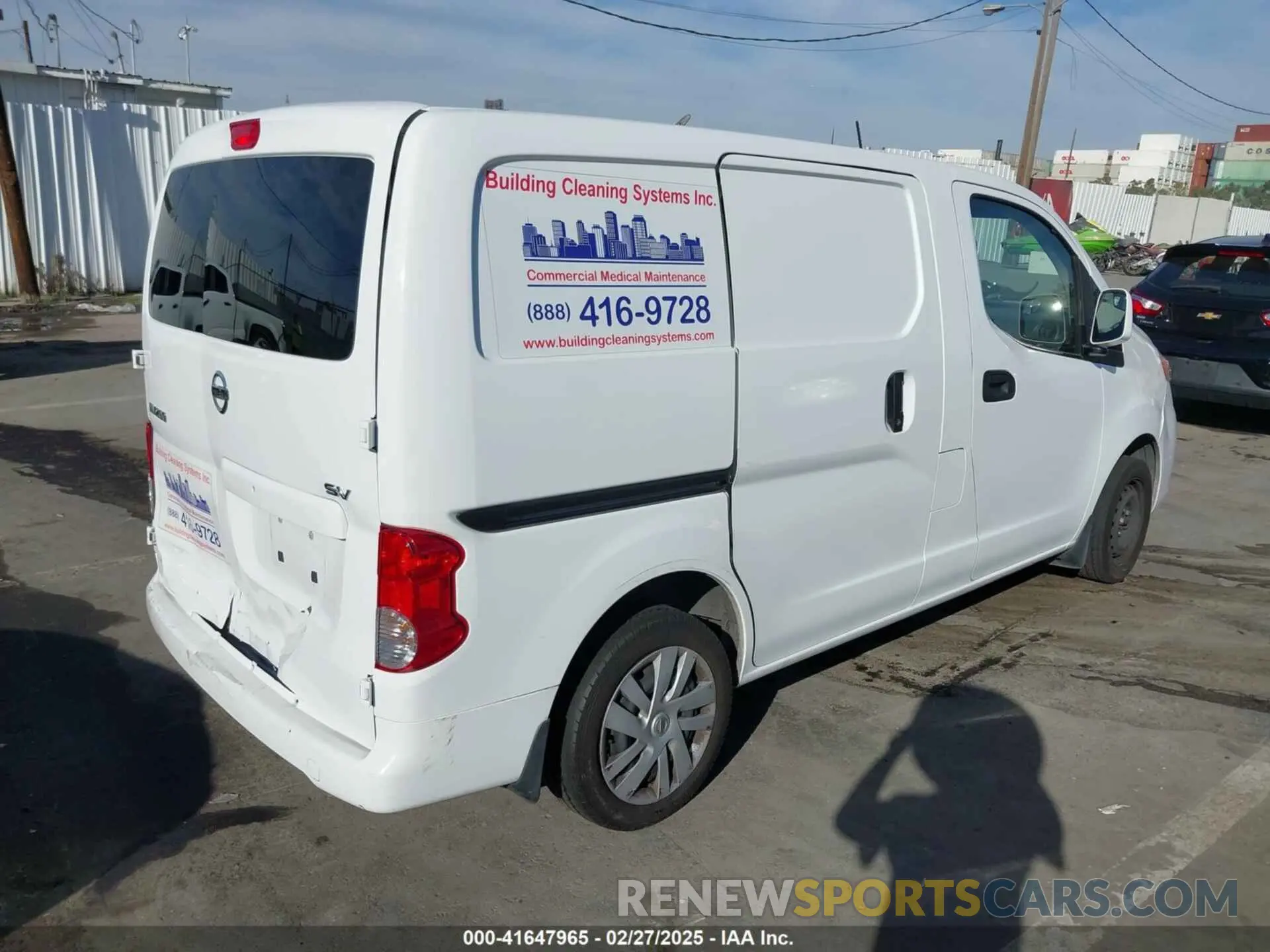 4 fotografías del automóvil dañado 3N6CM0KN7LK710372 NISSAN NV200  CARGO 2020