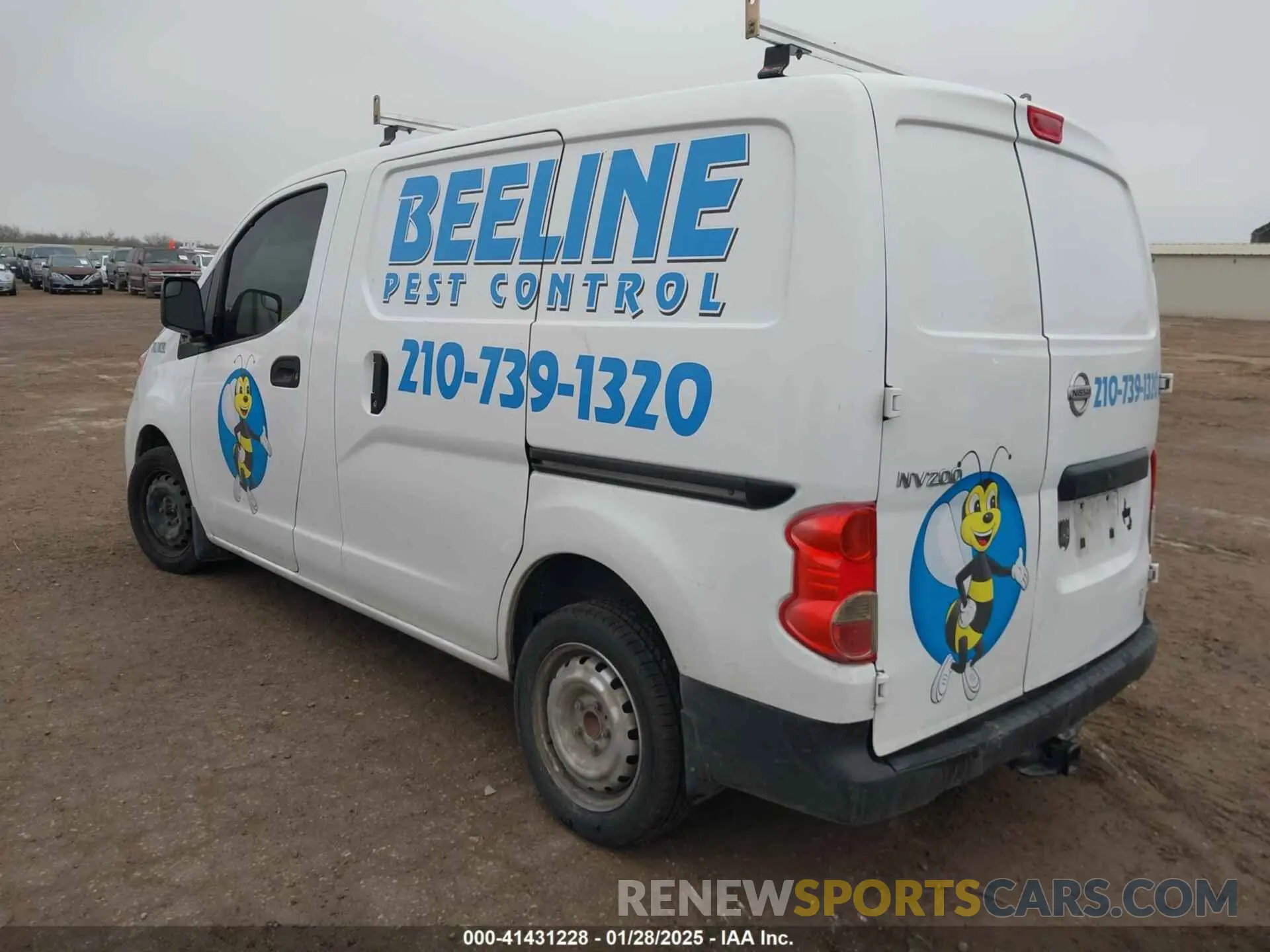 3 fotografías del automóvil dañado 3N6CM0KN8LK703561 NISSAN NV200  CARGO 2020