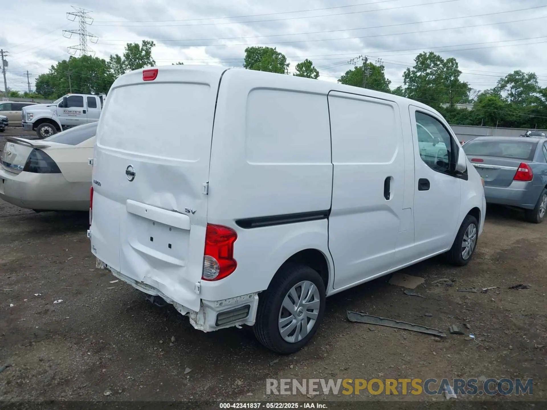 4 fotografías del automóvil dañado 3N6CM0KN3MK695547 NISSAN NV200  CARGO 2021