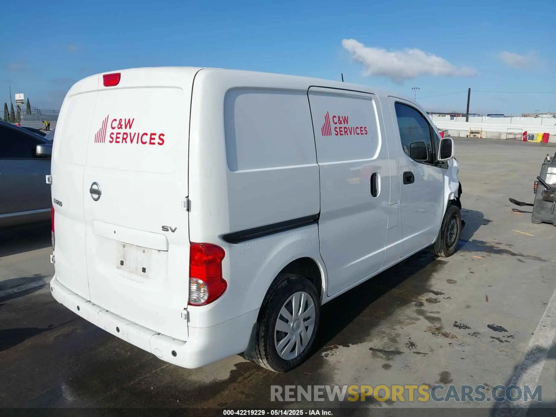 4 fotografías del automóvil dañado 3N6CM0KN4MK706538 NISSAN NV200  CARGO 2021