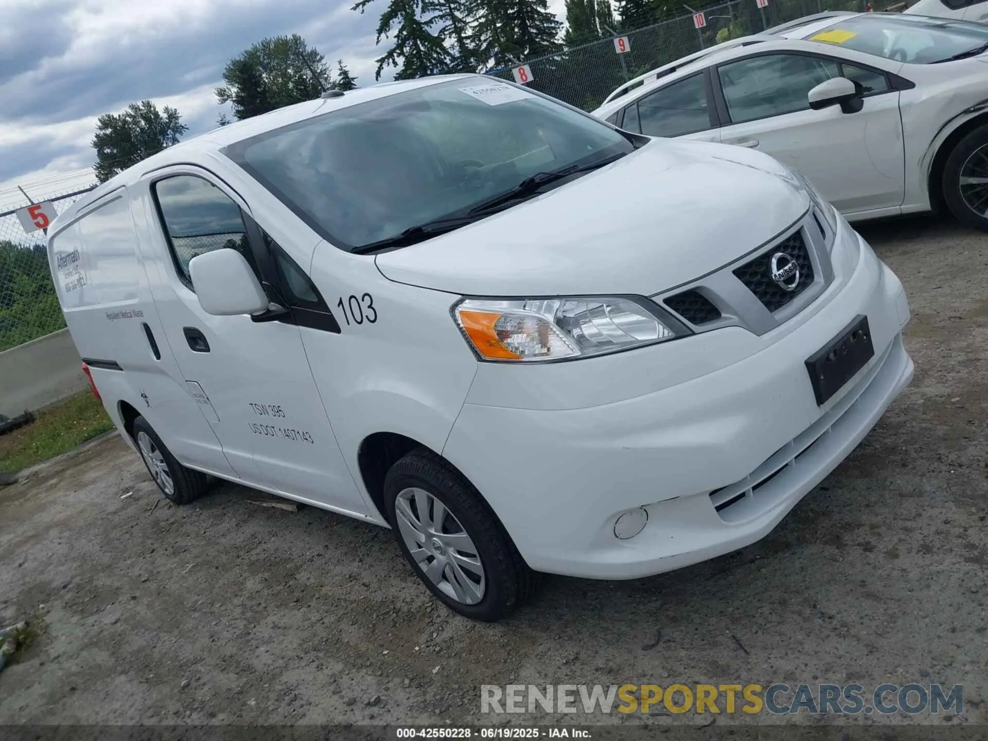 1 fotografías del automóvil dañado 3N6CM0KN8MK691459 NISSAN NV200  CARGO 2021