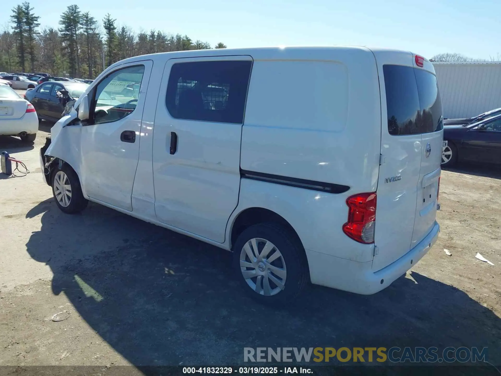3 fotografías del automóvil dañado 3N6CM0KN9MK696475 NISSAN NV200  CARGO 2021