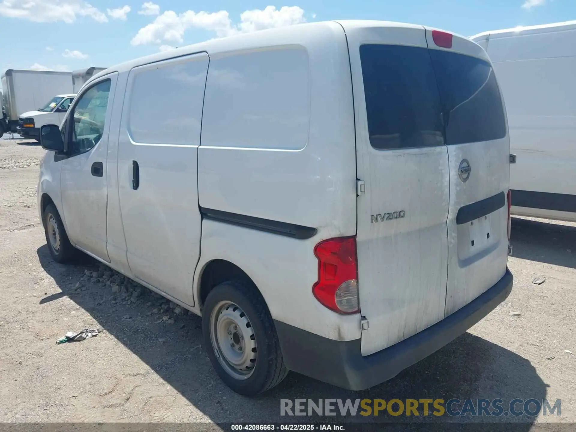 3 fotografías del automóvil dañado 3N6CM0KN9MK701951 NISSAN NV200  CARGO 2021