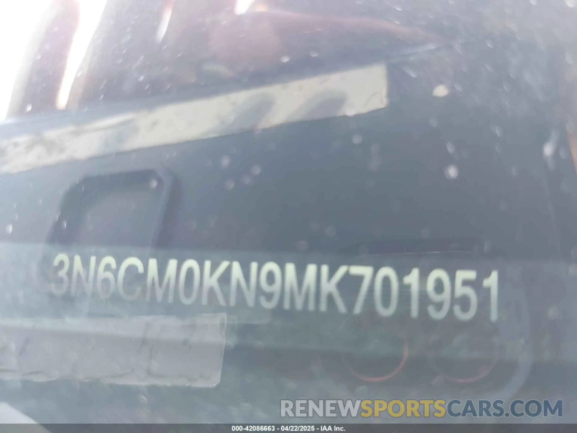 9 fotografías del automóvil dañado 3N6CM0KN9MK701951 NISSAN NV200  CARGO 2021