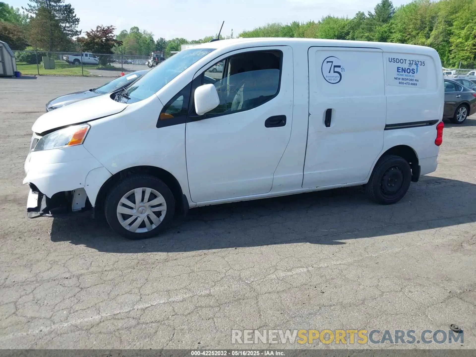 14 fotografías del automóvil dañado 3N6CM0KN9MK707264 NISSAN NV200  CARGO 2021