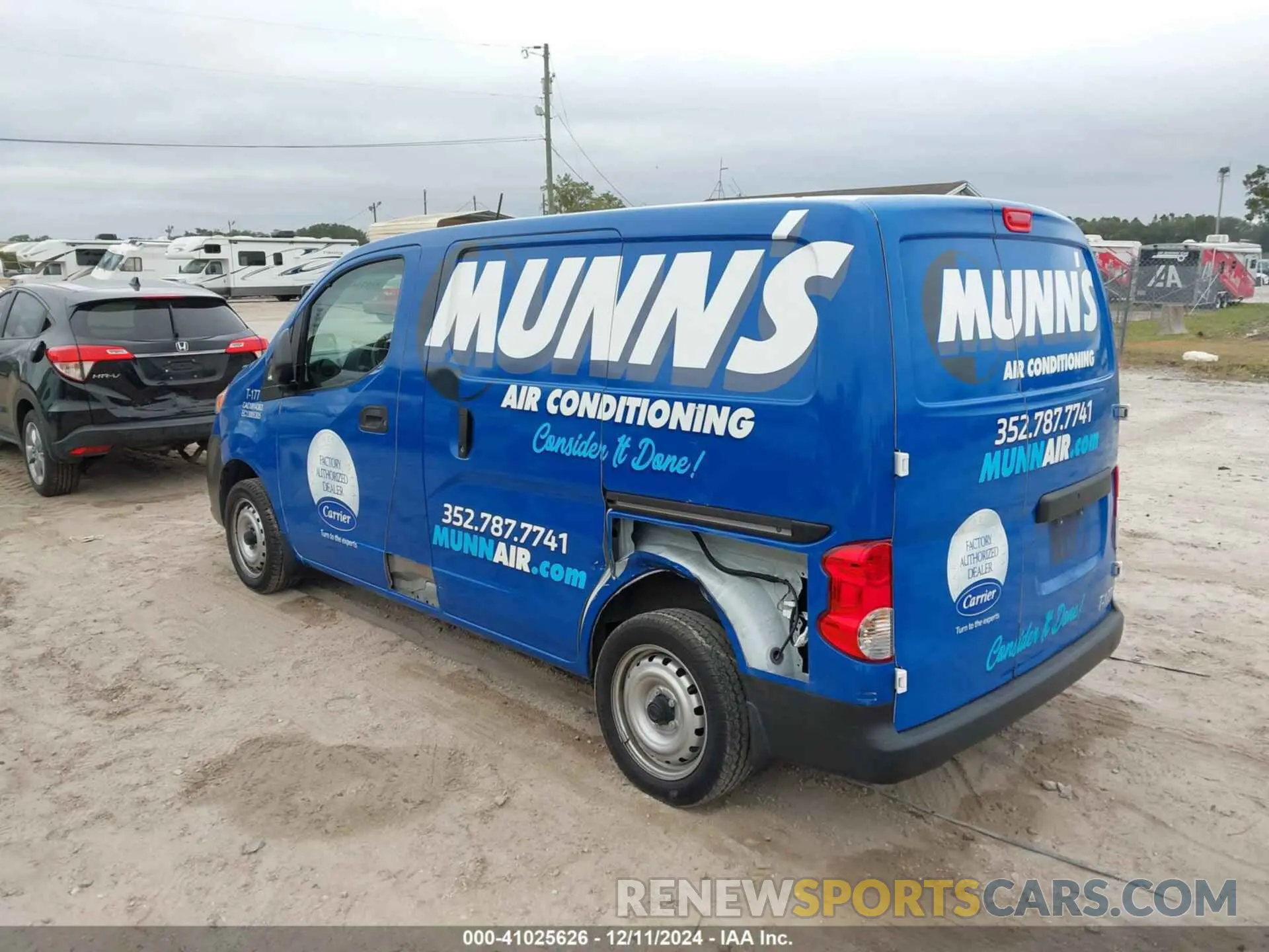 3 fotografías del automóvil dañado 3N6CMOKN4MK694925 NISSAN NV200 CARGO S 2021