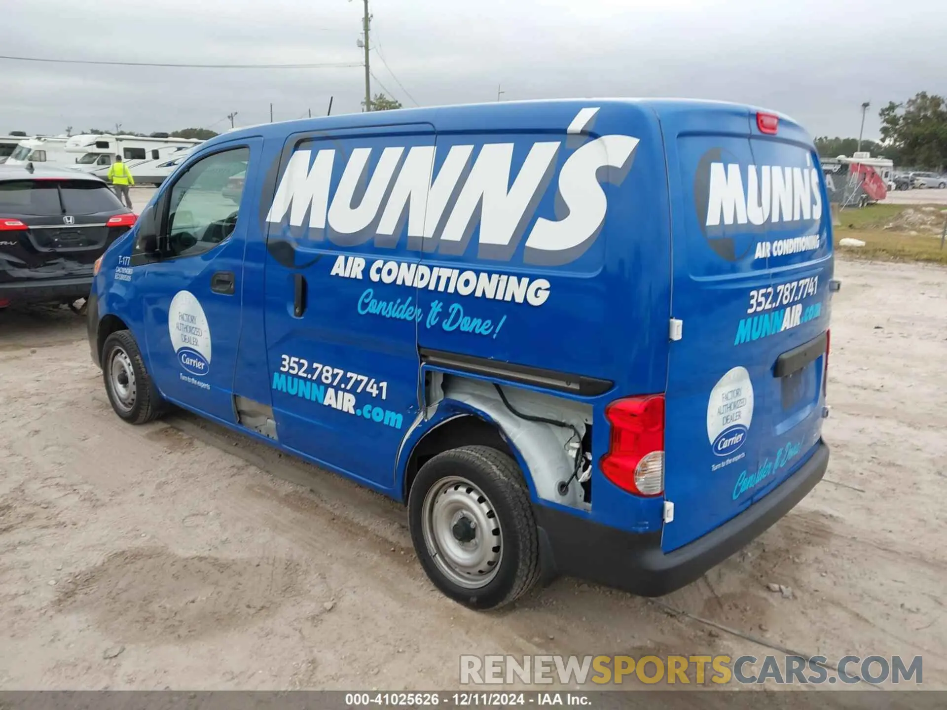6 fotografías del automóvil dañado 3N6CMOKN4MK694925 NISSAN NV200 CARGO S 2021