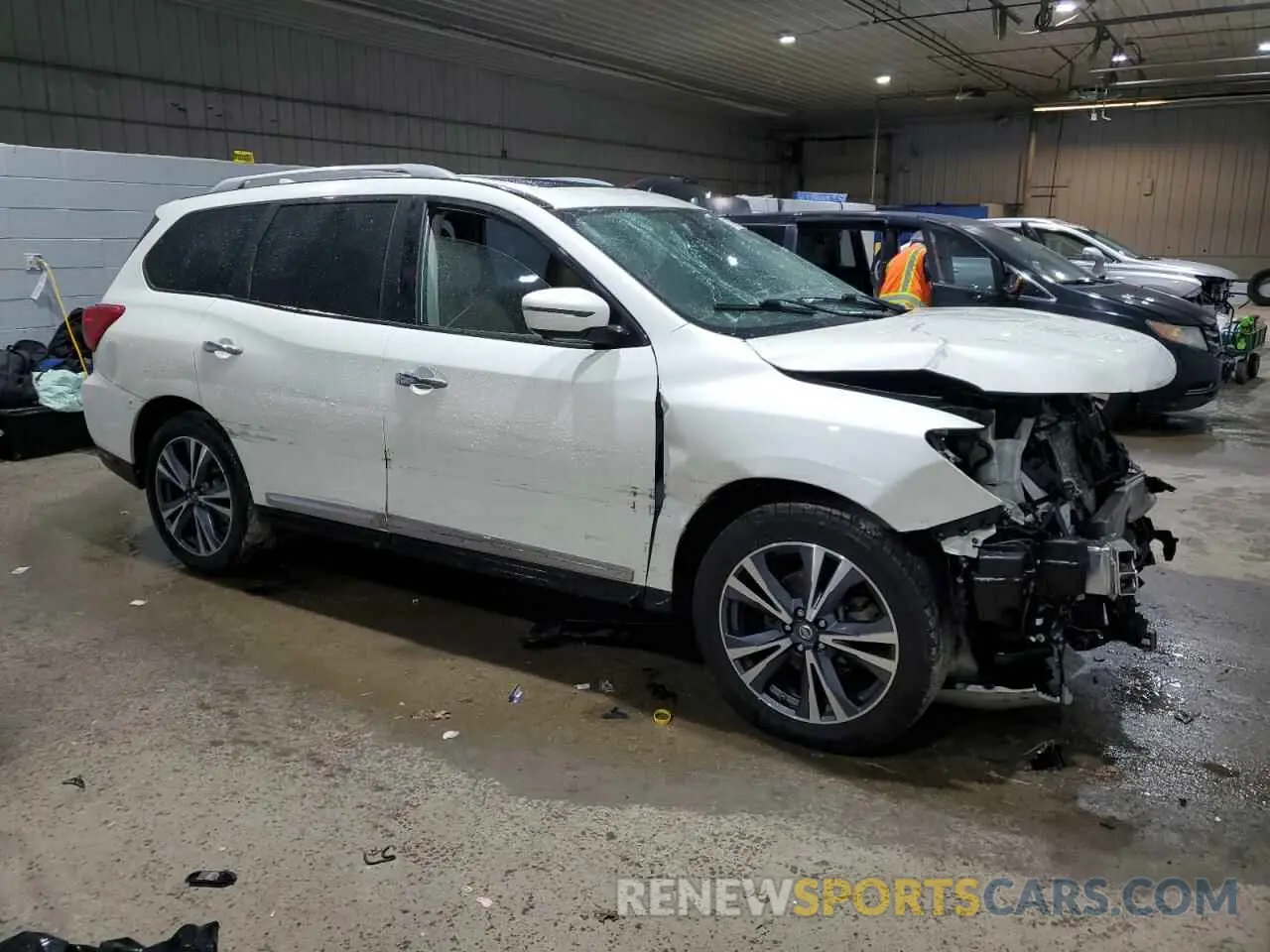 4 fotografías del automóvil dañado 5N1DR2MM0KC584512 NISSAN PATHFINDER 2019