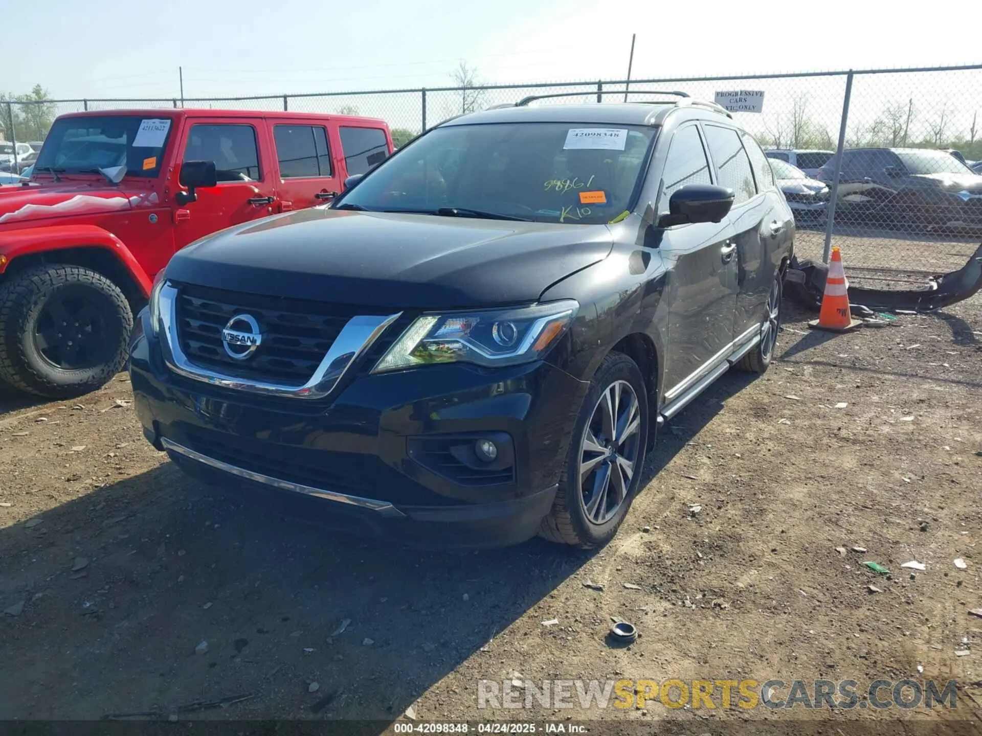 2 fotografías del automóvil dañado 5N1DR2MM0KC650136 NISSAN PATHFINDER 2019